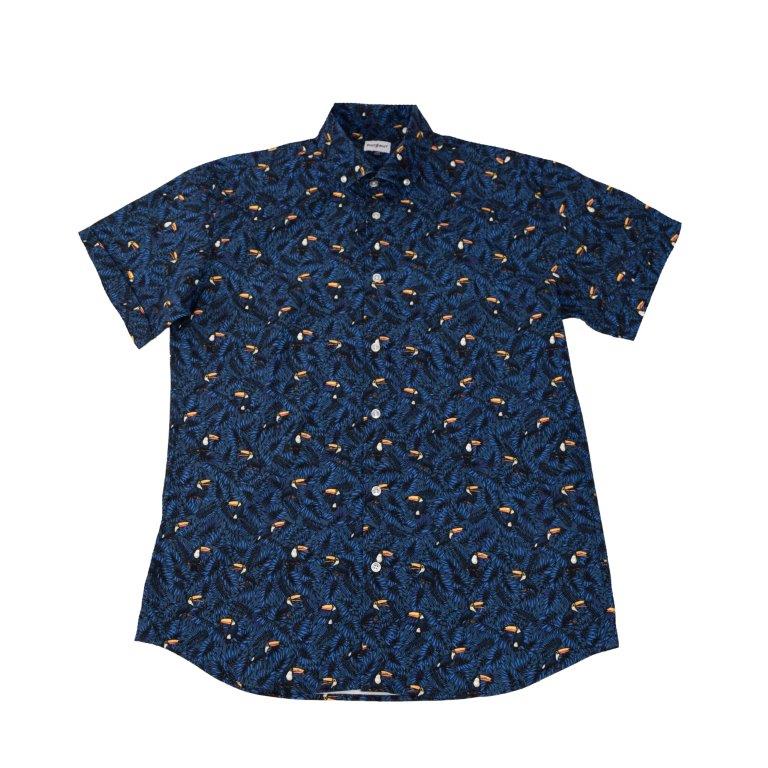 Toucan Forest - Men's Short Sleeve Stretch - Bundle Bus