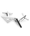 Triangle Ruler Novelty Cufflink NCL22 - Bundle Bus