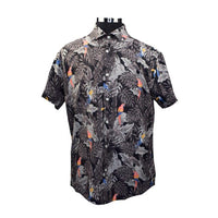 Tropical Birds - Men's Short Sleeve Stretch - Bundle Bus