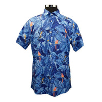 Tropical Birds - Men's Short Sleeve Stretch - Bundle Bus