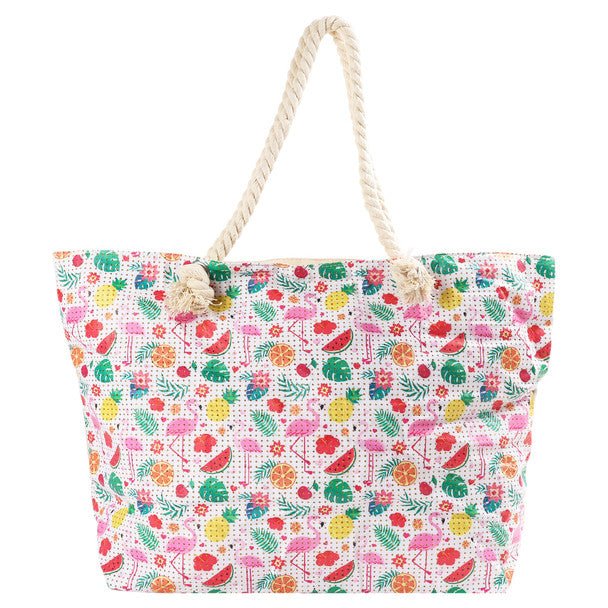 Tropical Summer Rhinestones Ladies Tote Bag - LTBG1215 - Bundle Bus