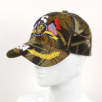 USA Camo 3D Embroidered Baseball Cap, Hat EBC10286 - Bundle Bus