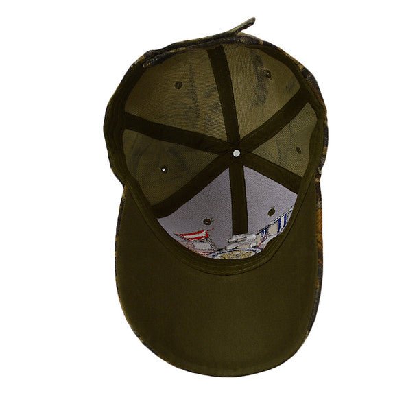 USA Camo 3D Embroidered Baseball Cap, Hat EBC10286 - Bundle Bus