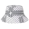 White Paisley Bucket Hat - NBKHT1000-RWHPA - Bundle Bus