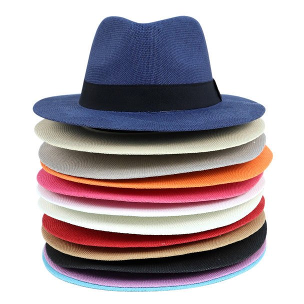 Wide Brim Fedora Hats - H190409 - Bundle Bus