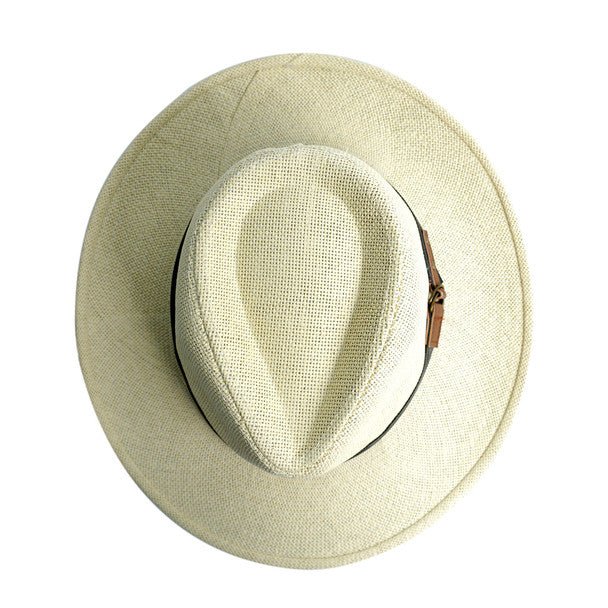 Wide Brim Spring/Summer Panama Fedora Hats - H180600 - Bundle Bus