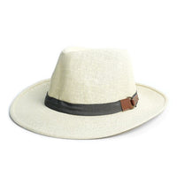 Wide Brim Spring/Summer Panama Fedora Hats - H180600 - Bundle Bus