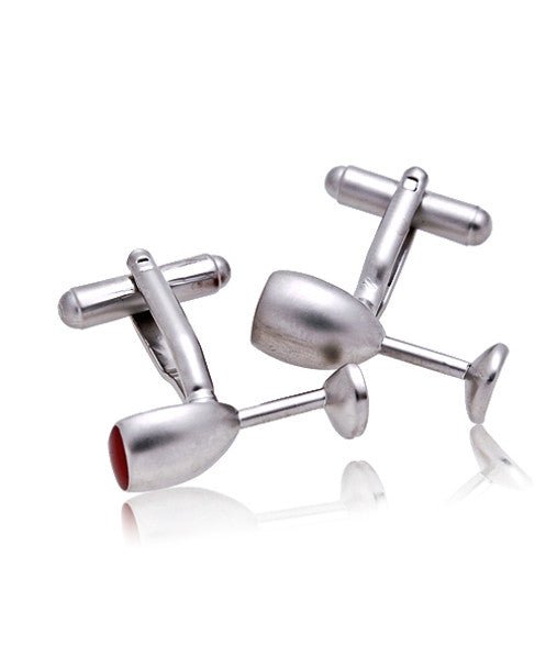 Wine Glass Novelty Cufflink NCL3421 - Bundle Bus