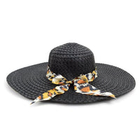 Women's 5" Brim Bow Floppy Hat LFH1118 - Bundle Bus