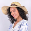 Women's 5" Brim Leopard Bow Floppy Hat LFH1117 - Bundle Bus