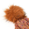 Women's Extra Soft Multicolored Pom Pom Knit Winter Hat - LKH5030 - Bundle Bus