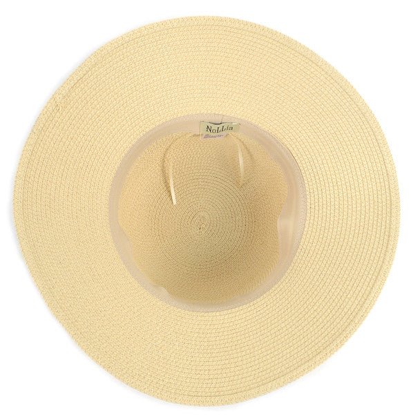 Women's Floppy Sun Hat with Ribbon Bow-knot - LH180502 - Bundle Bus