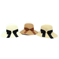 Women's Floppy Sun Hat with Ribbon Bow-knot - LH180502 - Bundle Bus