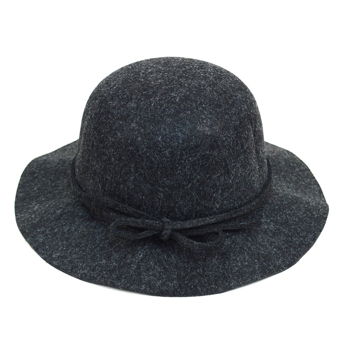 Women's Polyester Felt Floppy Short Brim Bowknot Hat LWH7304 - Bundle Bus