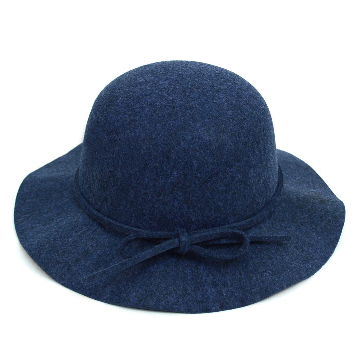 Women's Polyester Felt Floppy Short Brim Bowknot Hat LWH7304 - Bundle Bus