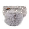 Women's Pom Pom & Pearls Knit Winter Hat - LKH5034 - Bundle Bus