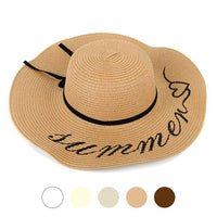 Women's Wide Brim Floppy "Summer" Hat - LFH180501-1 - Bundle Bus