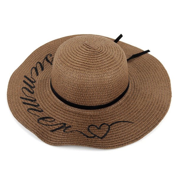 Women's Wide Brim Floppy "Summer" Hat - LFH180501-1 - Bundle Bus