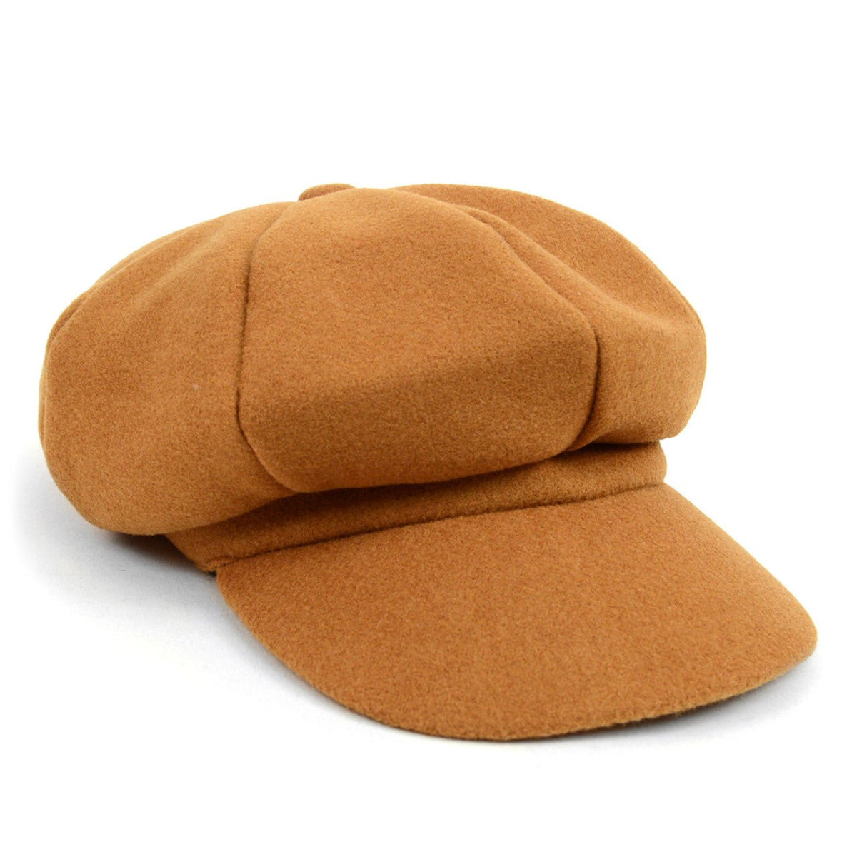 Women's Wool Beret Style Cabbie Baker Cap - LWC5027 - Bundle Bus